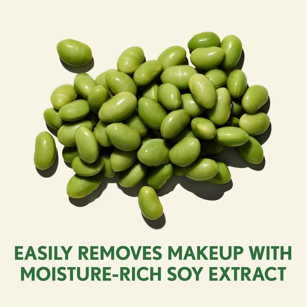 Soy Beans purposes - Easily removes makeup with moisture-rich soy extract