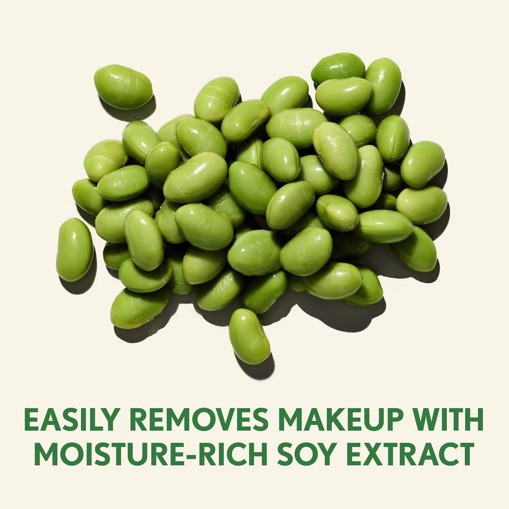 Soy Beans purposes - Easily removes makeup with moisture-rich soy extract