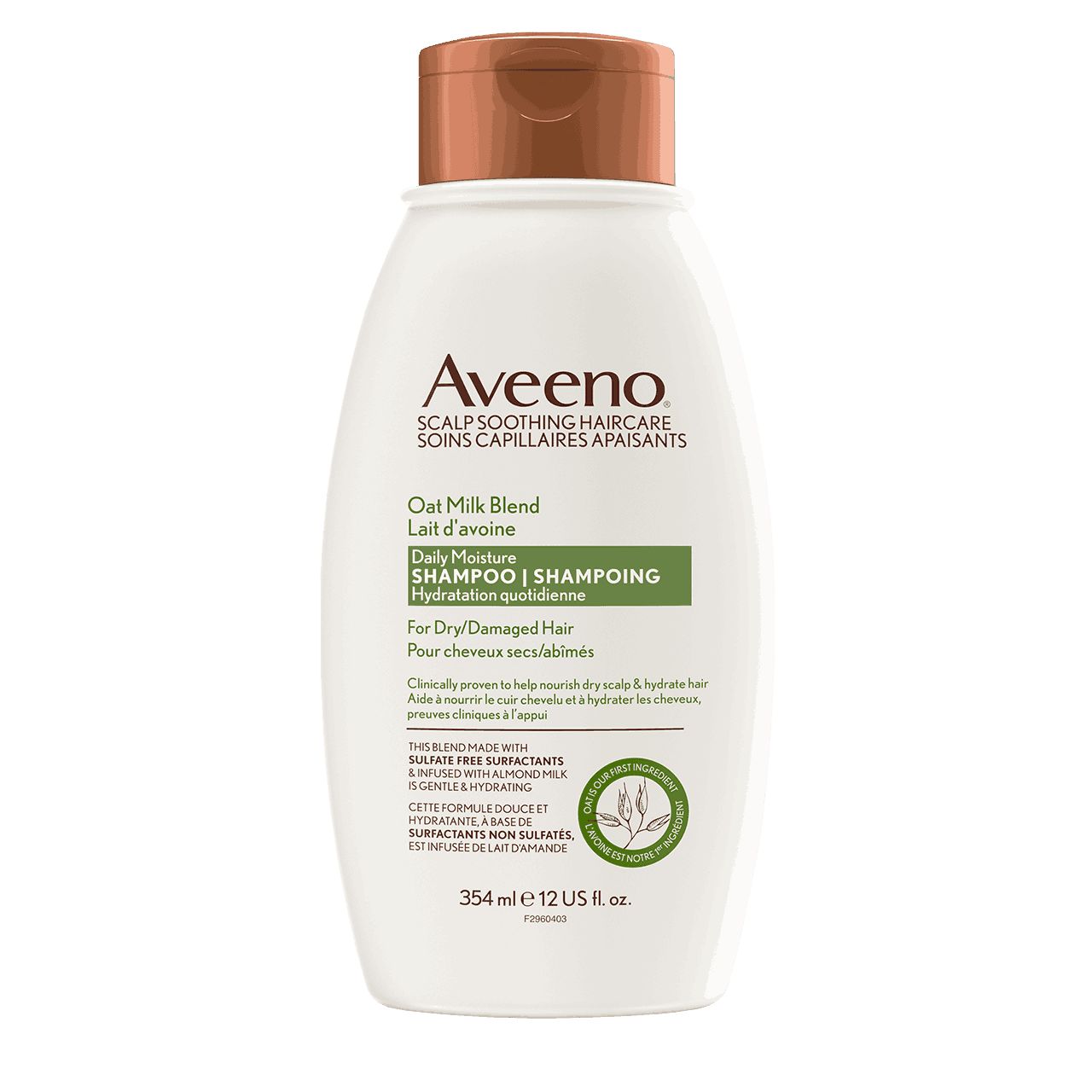 AVEENO® Oatmilk Blend Shampoo Daily Moisture, 354ml bottle