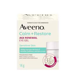 Front shot of AVEENO® Calm + Restore Age Renewal Eye Gel, 14 g