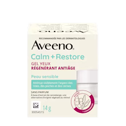 Panneau avant du gel Yeux régénérant antiâge Aveeno® Calm + Restore, 14 g