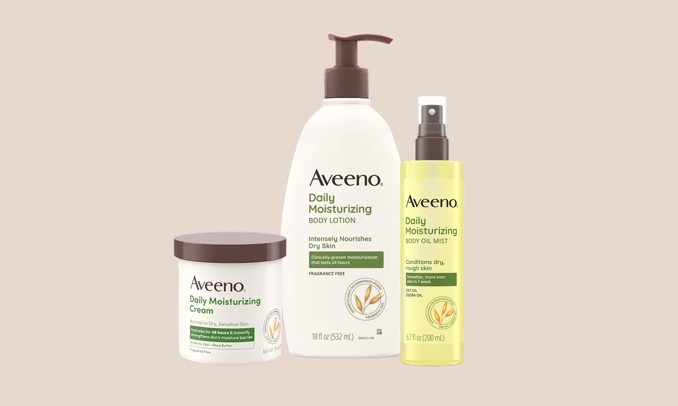 Aveeno® Shop by collection - Image card for Daily Moisturizing product line
