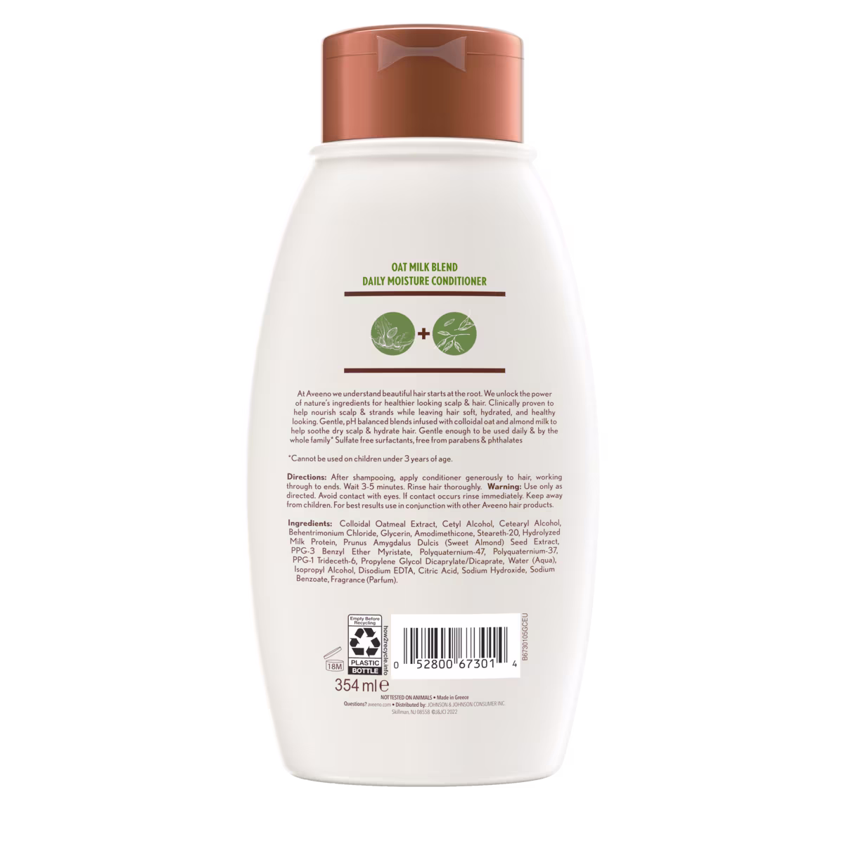 Oat Milk Blend Daily Moisture Conditioner - Image 1 - Aveeno - en-US