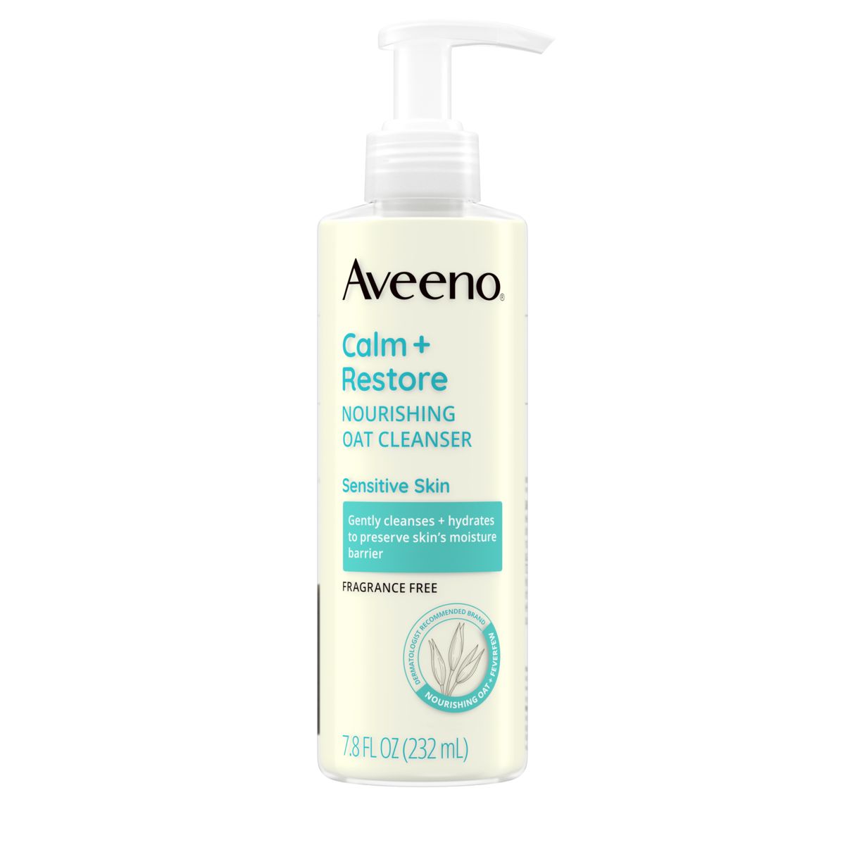Aveeno Calm + Restore Gentle Nourishing Oat Face Cleanser Front