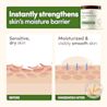 digital depiction of skin Before and After using Aveeno Daily Moisturizing Cream