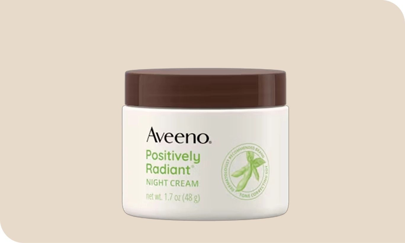 Card Hydrate Aveeno® Positively Radiant® Moisturizing Night Face Cream