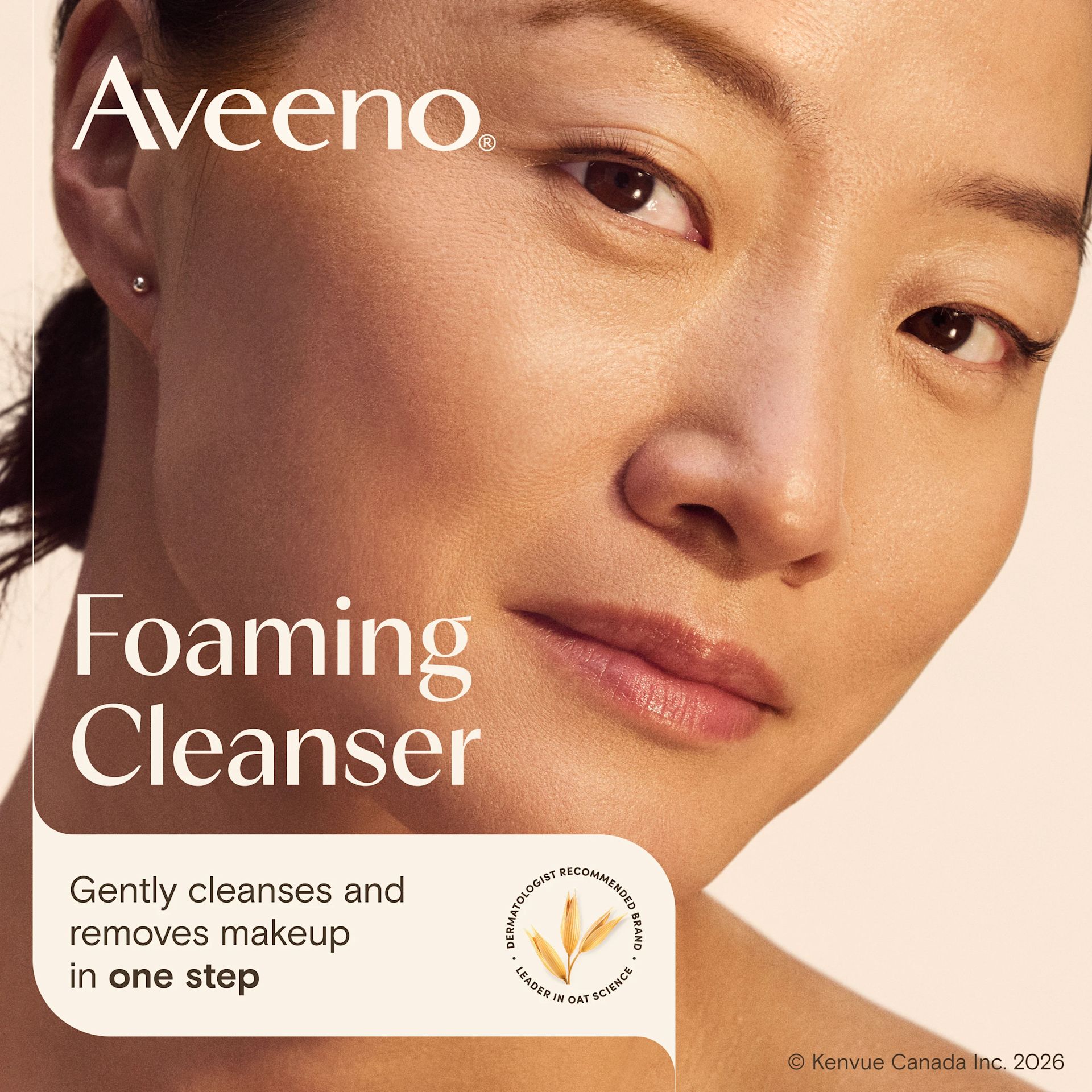 AVEENO Calm + Restore Make-Up Removing Cleanser Image 2