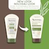 Ancien et nouveau flacon du nettoyant hydratant quotidien pour le visage AVEENO® avec la mention: « Emballage plus écologique ».
