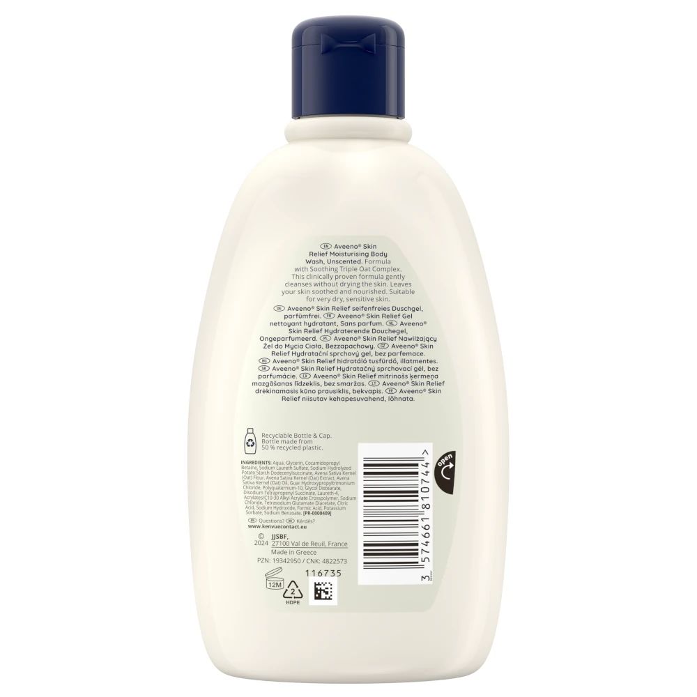 02-AVE EMEA DE 3574661810744 90535400 Skin Relief Body Wash 500ML 005