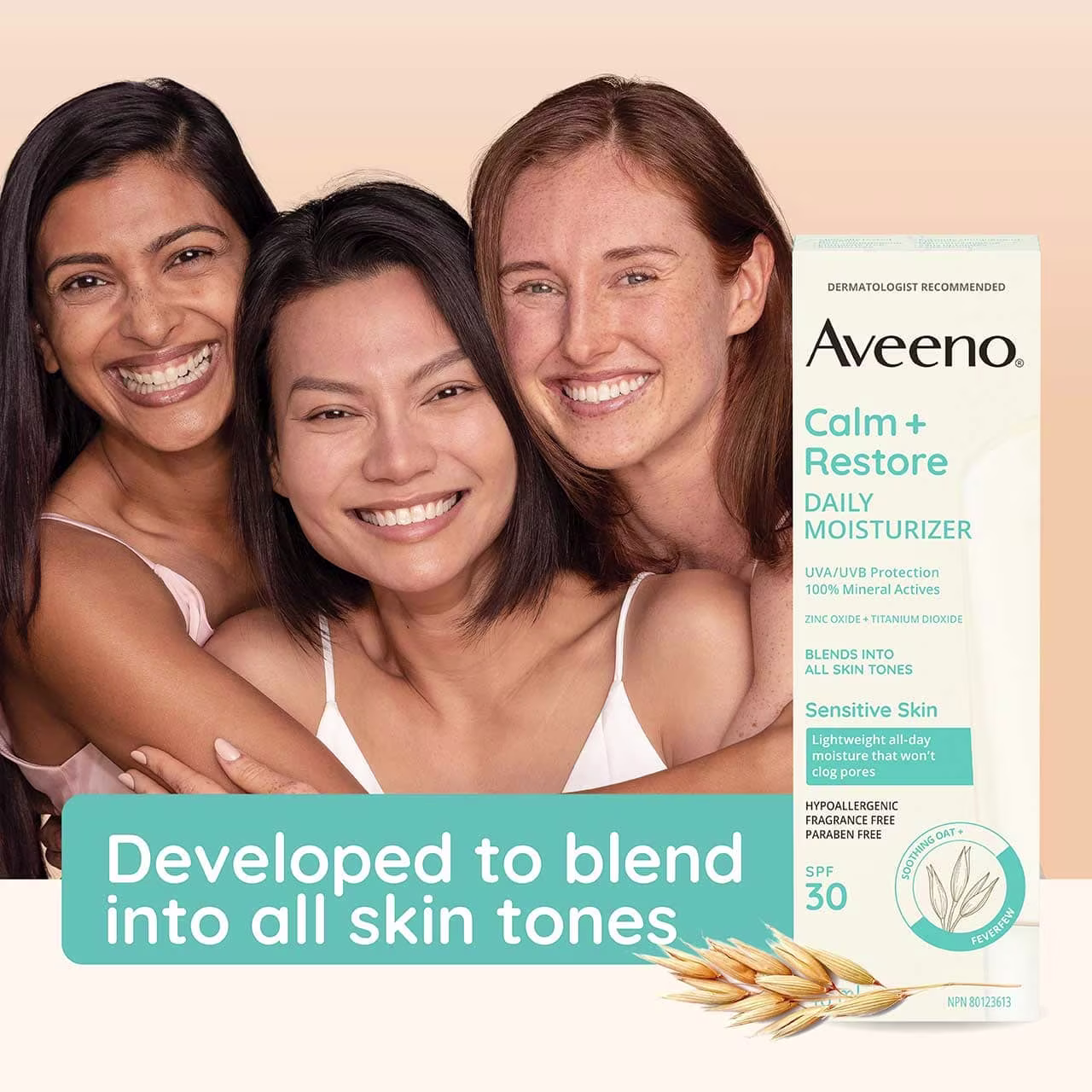 Three multicultural young women hugging and smiling