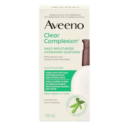 Hydratant quotidien AVEENO® CLEAR COMPLEXION® avec acide salicylique, Flacon de 120 ml