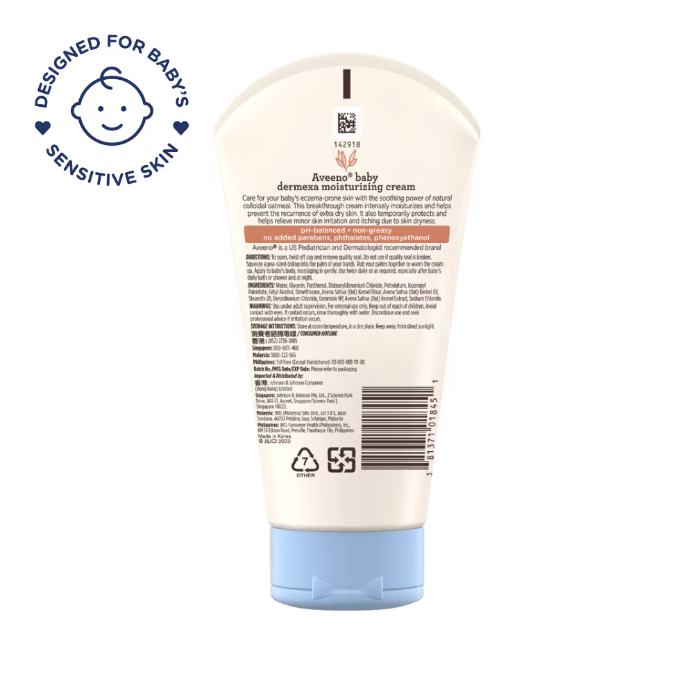Aveeno Baby Dermexa Moisturizing Cream - Image 2 - Aveeno - en-SG