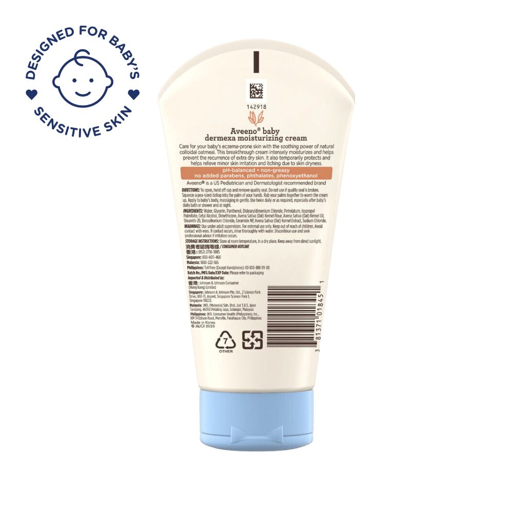 Aveeno Baby Dermexa Moisturizing Cream - Image 2 - Aveeno - en-SG