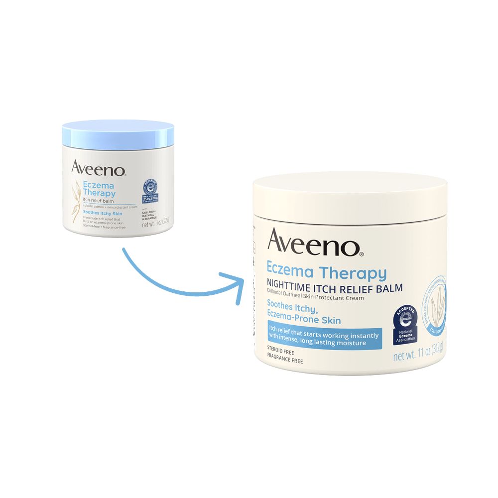 Aveeno Eczema Therapy Nighttime Itch Relief Balm Transition