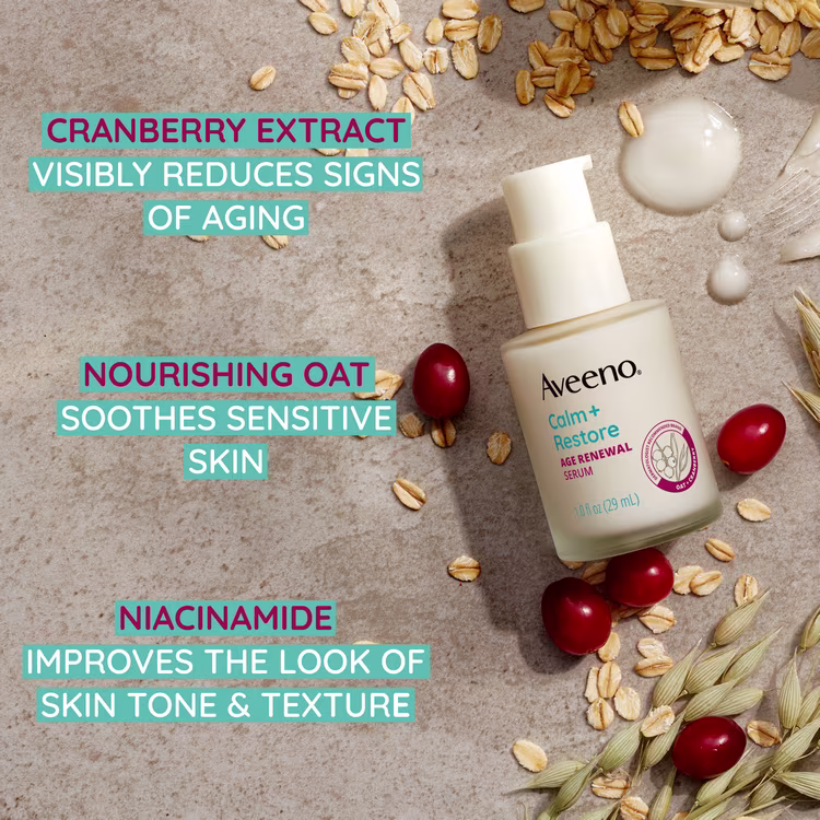 Calm + Restore ® Age Renewal Serum - Image 5 - Aveeno - en-US