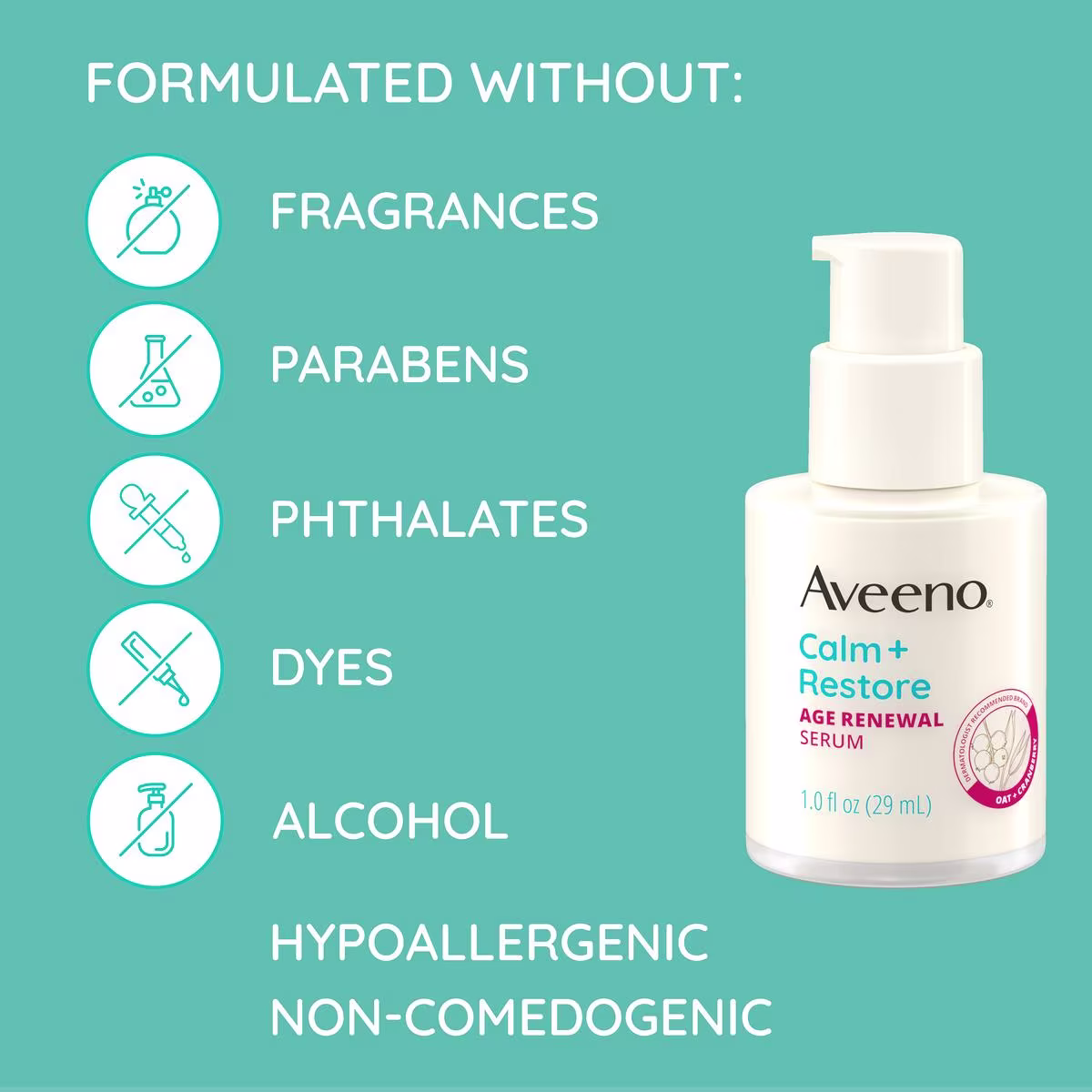 Calm + Restore ® Age Renewal Serum - Image 4 - Aveeno - en-US