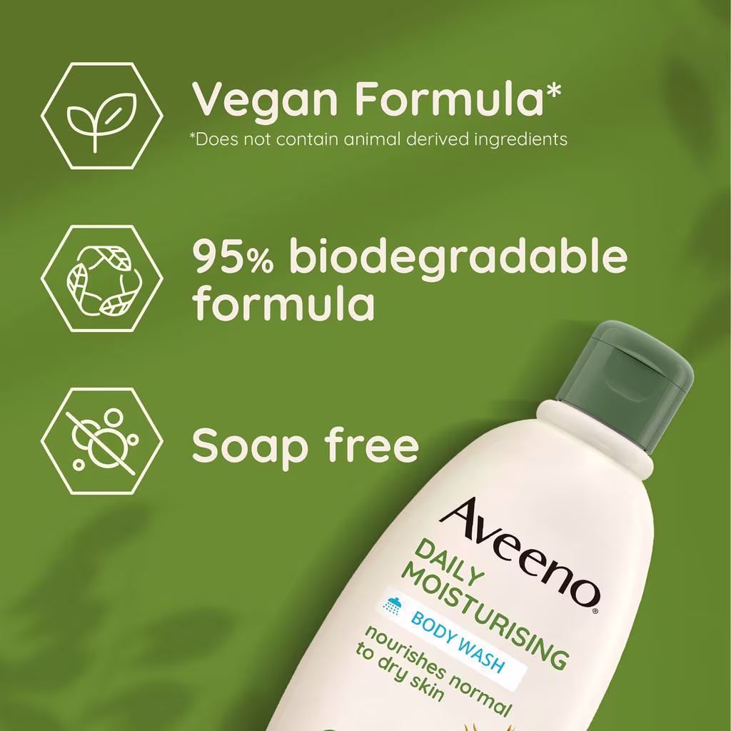 Aveeno Daily Moisturising Body Wash - Image 6 - Aveeno - en-IE