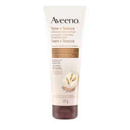 Tube of Aveeno® Tone + Texture Renewing Body Scrub in 227g