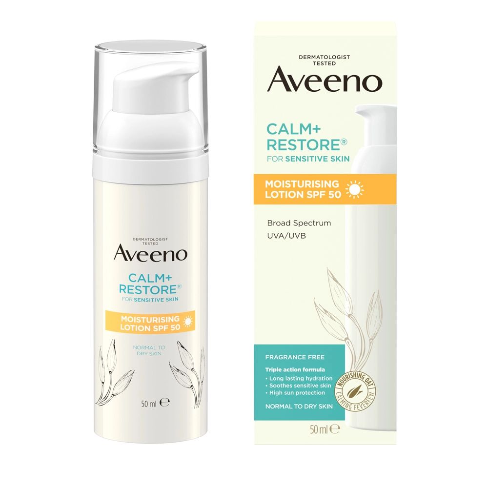 AVEENO® Calm+Restore Moisturising Lotion SPF 50