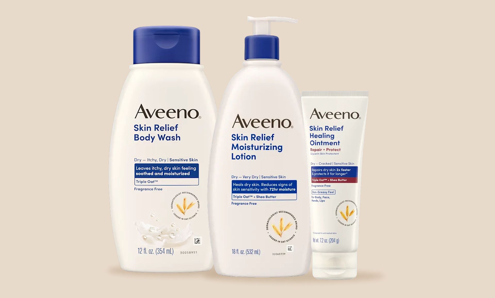 Aveeno® Shop by collection - Image card for Skin Relief product line