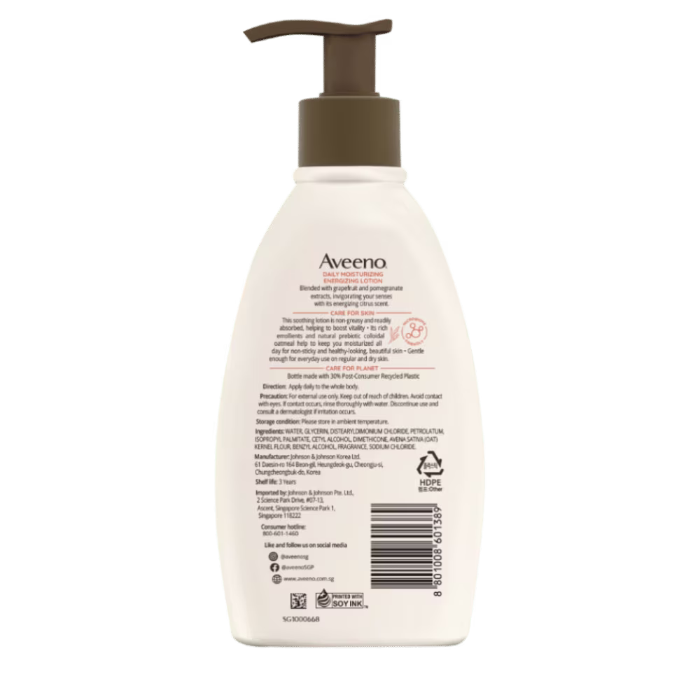 Aveeno Daily Moisturizing Energizing Lotion