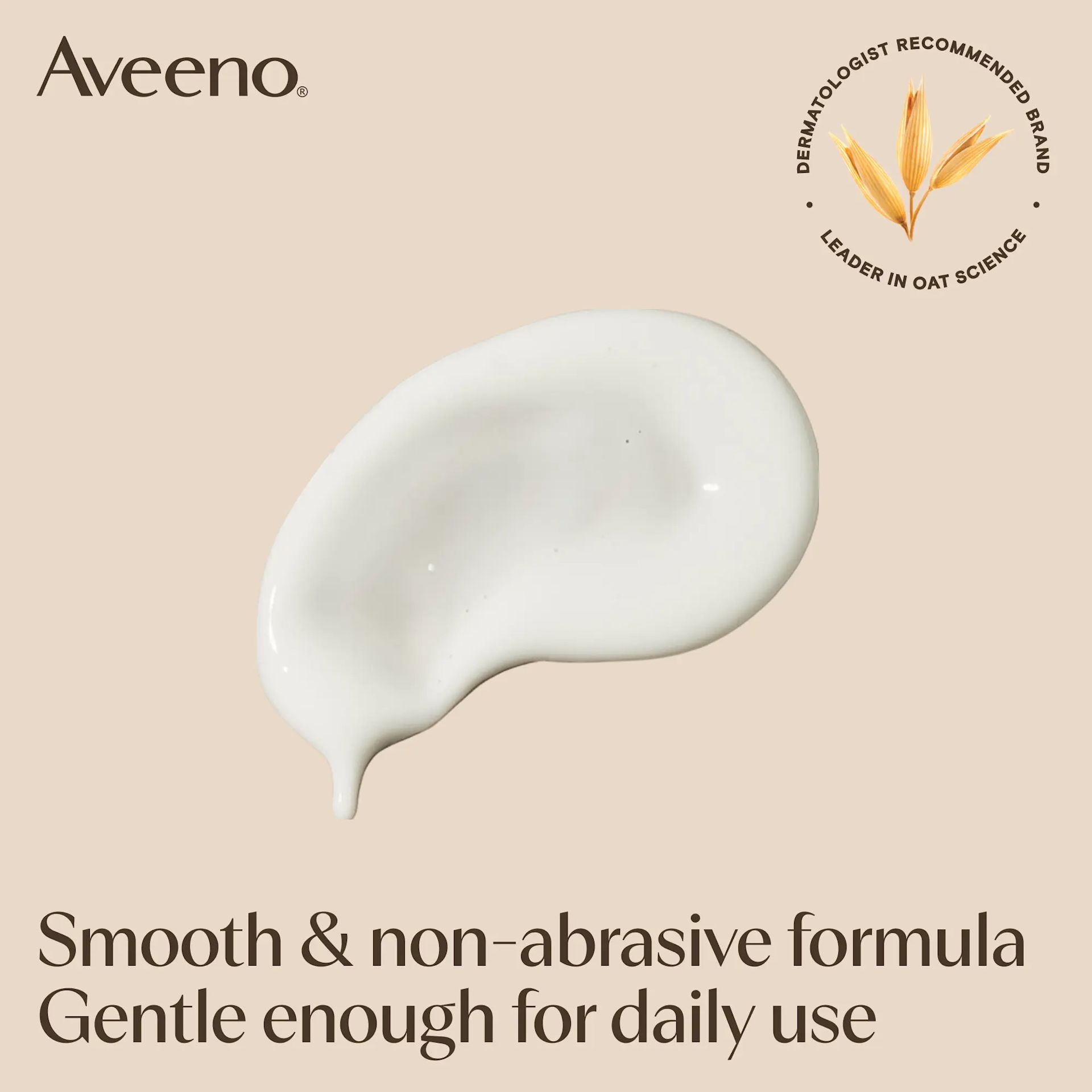 With nourishing oat oil and PHA