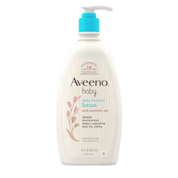 Front pack shot of Aveeno® Baby Daily Moisture Lotion 18oz