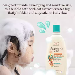 Sensitive Skin Bubble Bath - Image 3 - Aveeno - en-US