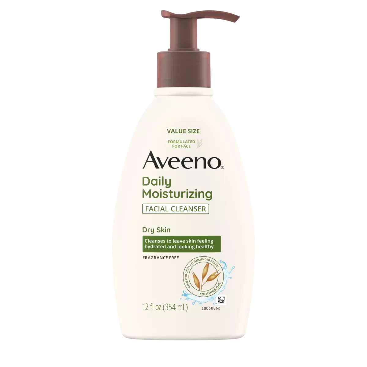 Pack shot of Aveeno® Daily Moisturizing Facial Cleanser, Soothing Oat for Dry Skin
