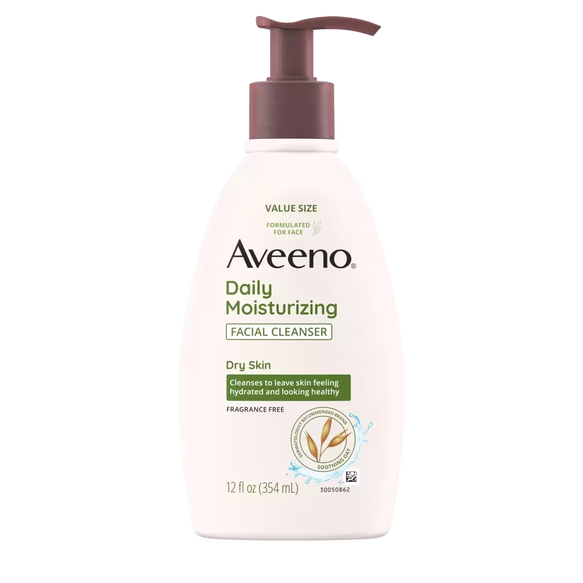 Pack shot of Aveeno® Daily Moisturizing Facial Cleanser, Soothing Oat for Dry Skin