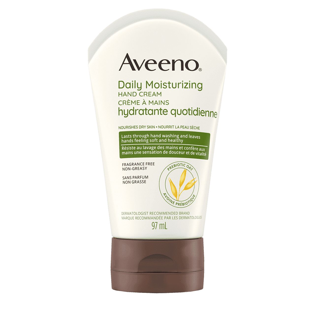 Tube de la crème à mains hydratante quotidienne Aveeno, Tube de 97 ml