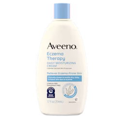 Pack shot of Aveeno® Eczema Therapy Daily Moisturizing Cream, Steroid-Free