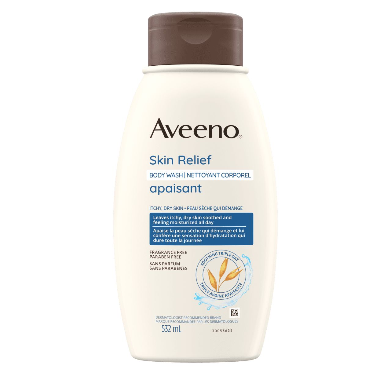 Gel nettoyant apaisant AVEENO®, Sans parfum, 532 ml