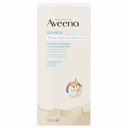 Aveeno® Dermexa Emolientowy Żel do Mycia, bezzapachowy - przód opakowania