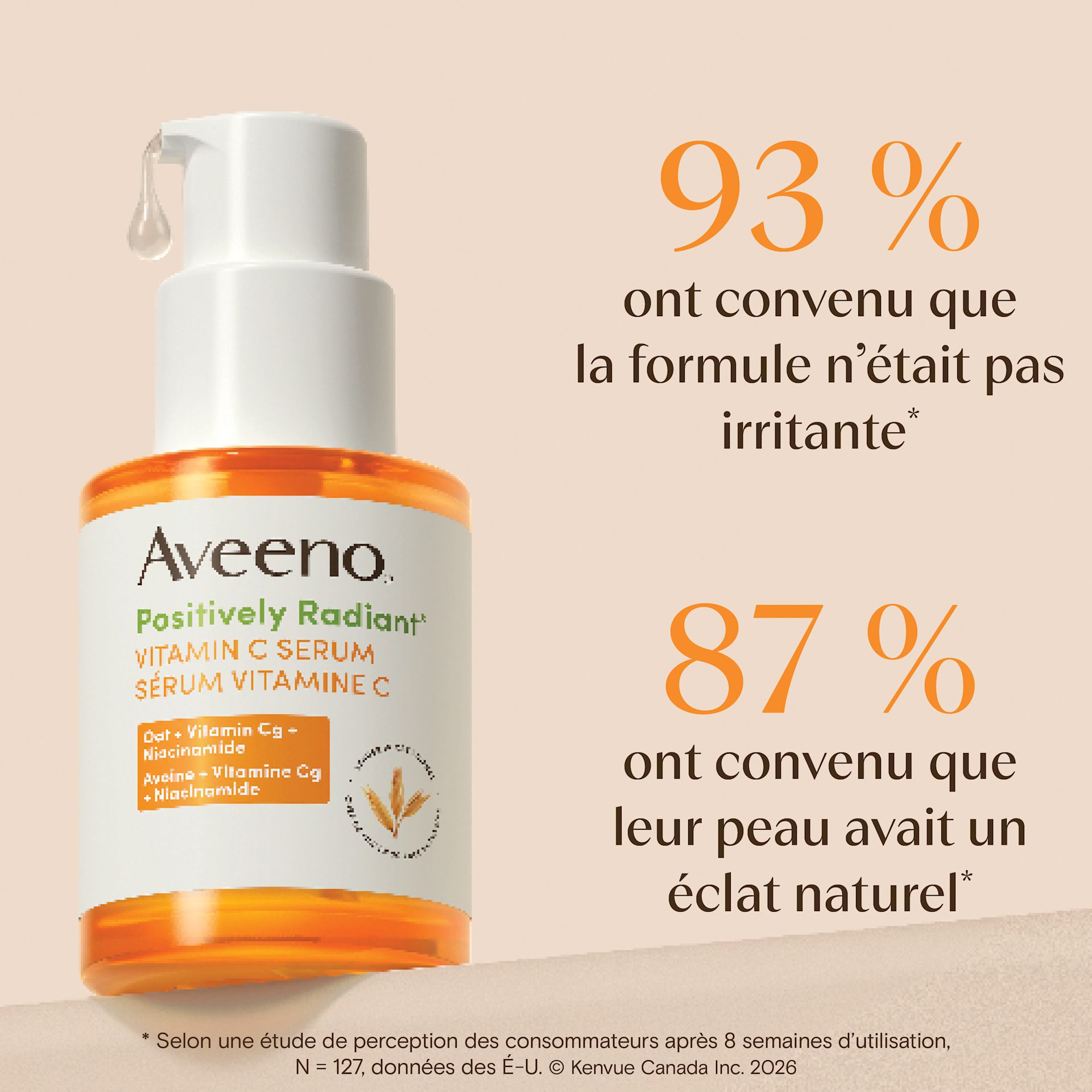 AVEENO® Positively Radiant® Vitamin C Serum Fr image 6