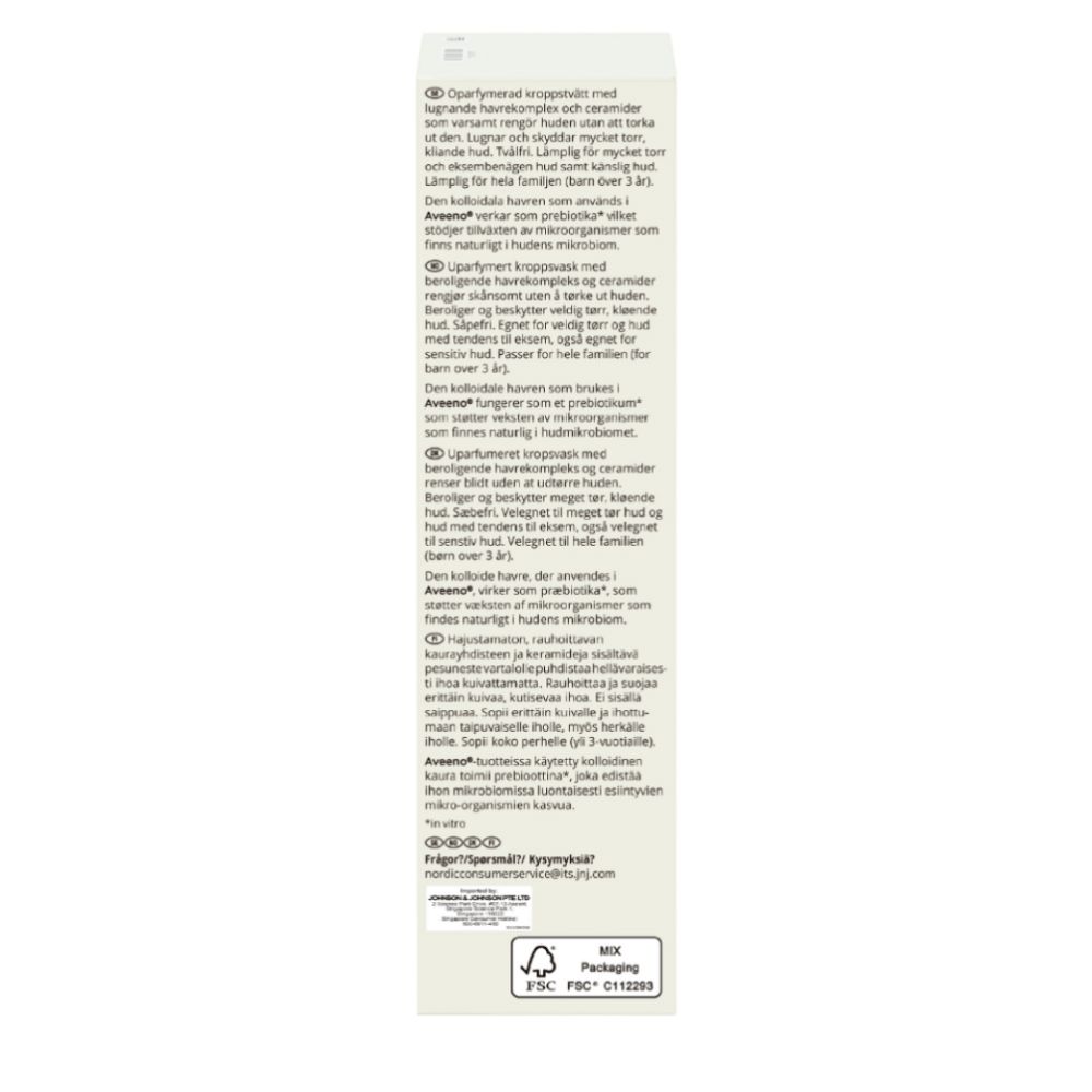 Aveeno Dermexa Daily Emollient Body Wash - Image 5 - Aveeno - en-SG