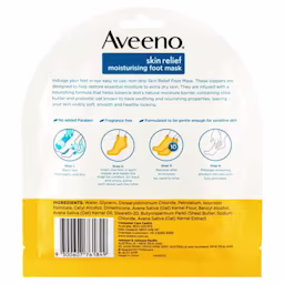 AVEENO® Skin Relief Moisturising Foot Mask - Image 2 - Aveeno - en-AU