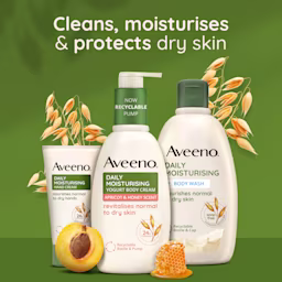 cleanse, moisturises and protects dry skin