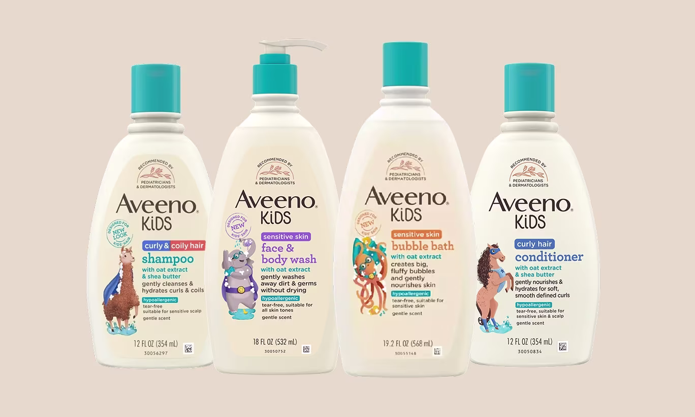 Aveeno® Shop by category - Image card for Kids product line
