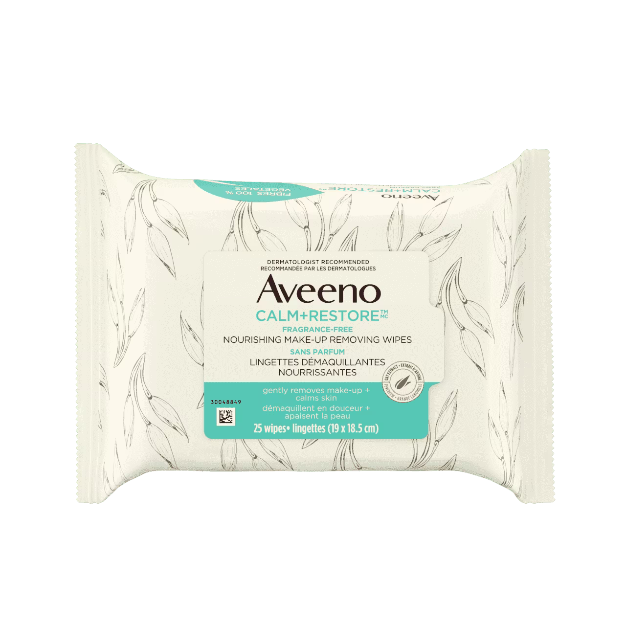 Emballage de 25 lingettes Aveeno® Calm + Restore