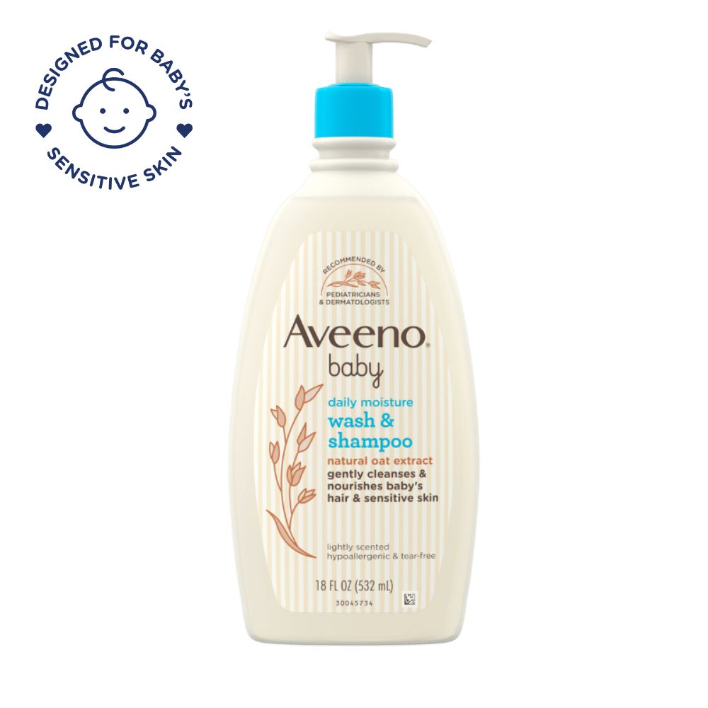 Aveeno Baby Daily Moisture Wash & Shampoo - Image 3 - Aveeno - en-SG