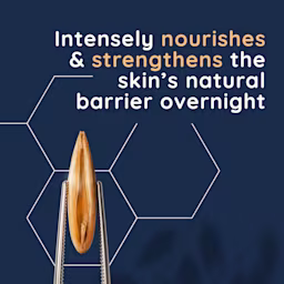intensely nourishes & strengthens the skin’s natural barrier overnight