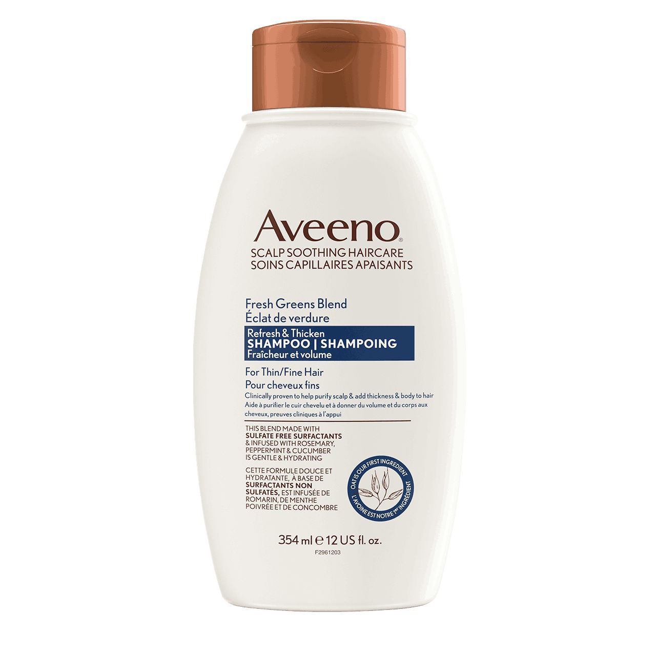 AVEENO® Fresh Greens Blend Shampoo, 354ml bottle