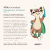 ave kids 2in1 shampoo conditioner 08 fra Mika le raton, membre de l’escouade P’tits soins d’AVEENO® Kids, parle du shampoing et revitalisant 2-en-1