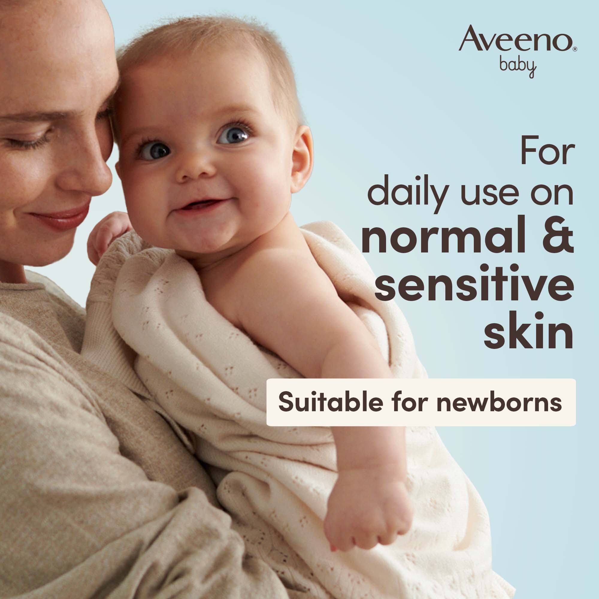 For Daily Use on Normal & Sensitive Skin, Suitable for Newborns