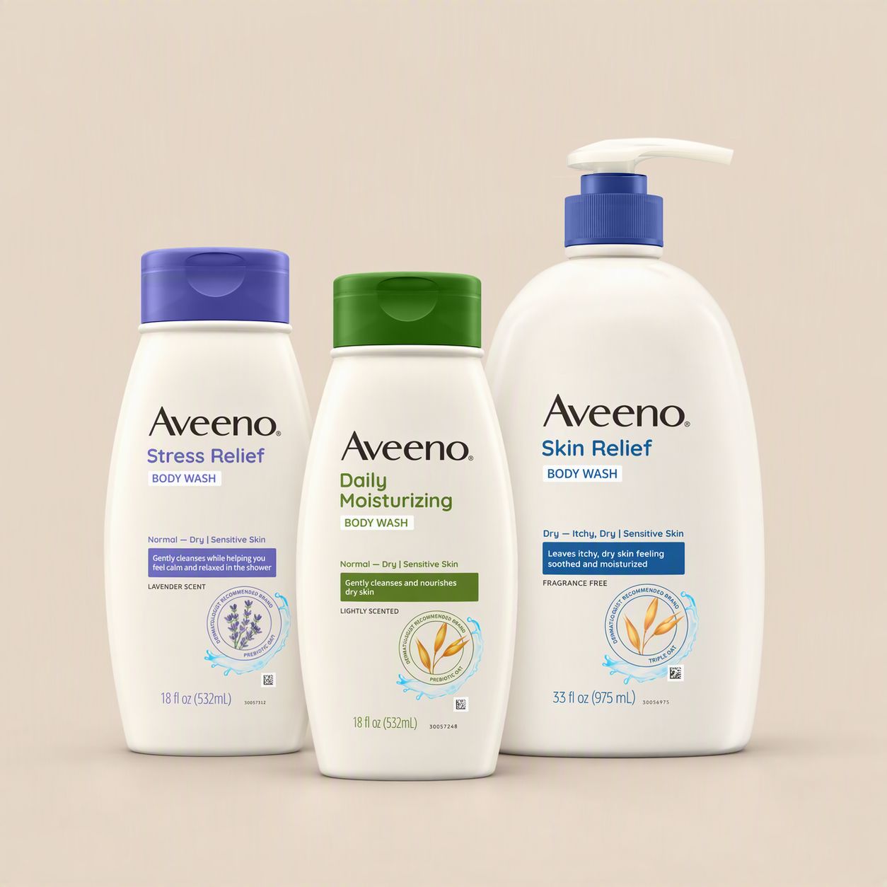 Aveeno® Image tile Shop by category - Body Washes product line