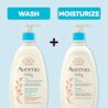 Flacons-pompe de 532 ml chacun du nettoyant et shampooing quotidien, et de la lotion quotidienne AVEENO® pour bébés
