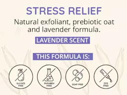 Aveeno Stress Relief Exfoliating Body Scrub, Lavender Carousel 2