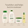 Nourishes and helps lock in moisture, cleanse, moisture, strengthen and nourish