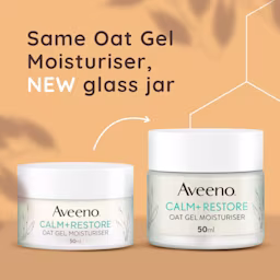 Same oat gel moisturiser, NEW glass jar